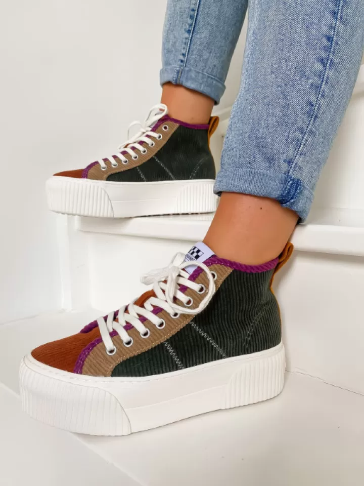 Shop No Name -Iron Mid Daddy Kaki/Nuts Marron