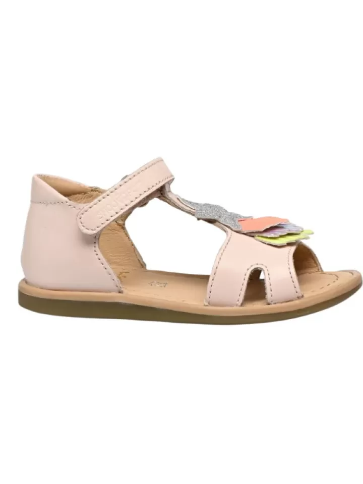 Best Sale Shoo pom Sandales Fille Tity Kid Rose