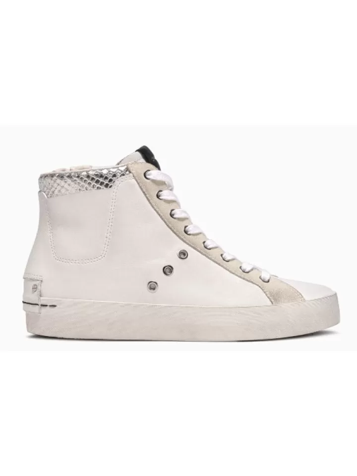 Flash Sale Crime London Sneakers High Top Heritage White- Blanc